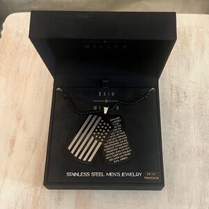 ⚡️Bain x Miller Men's Dog Tag Necklace